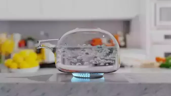 blender cheap an easy water boiling effect realtime results 3D model
