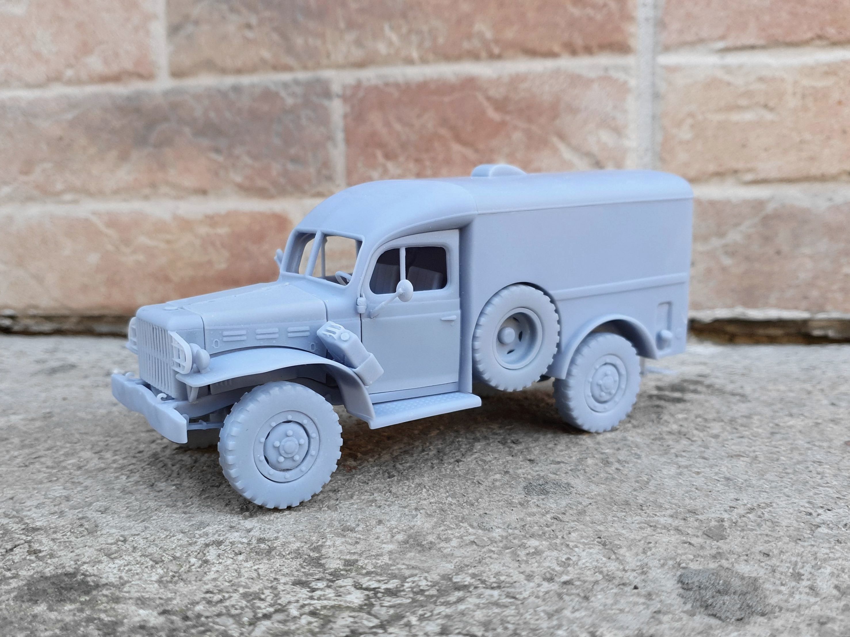 Dodge WC54 - scale model kit 3D print model_3