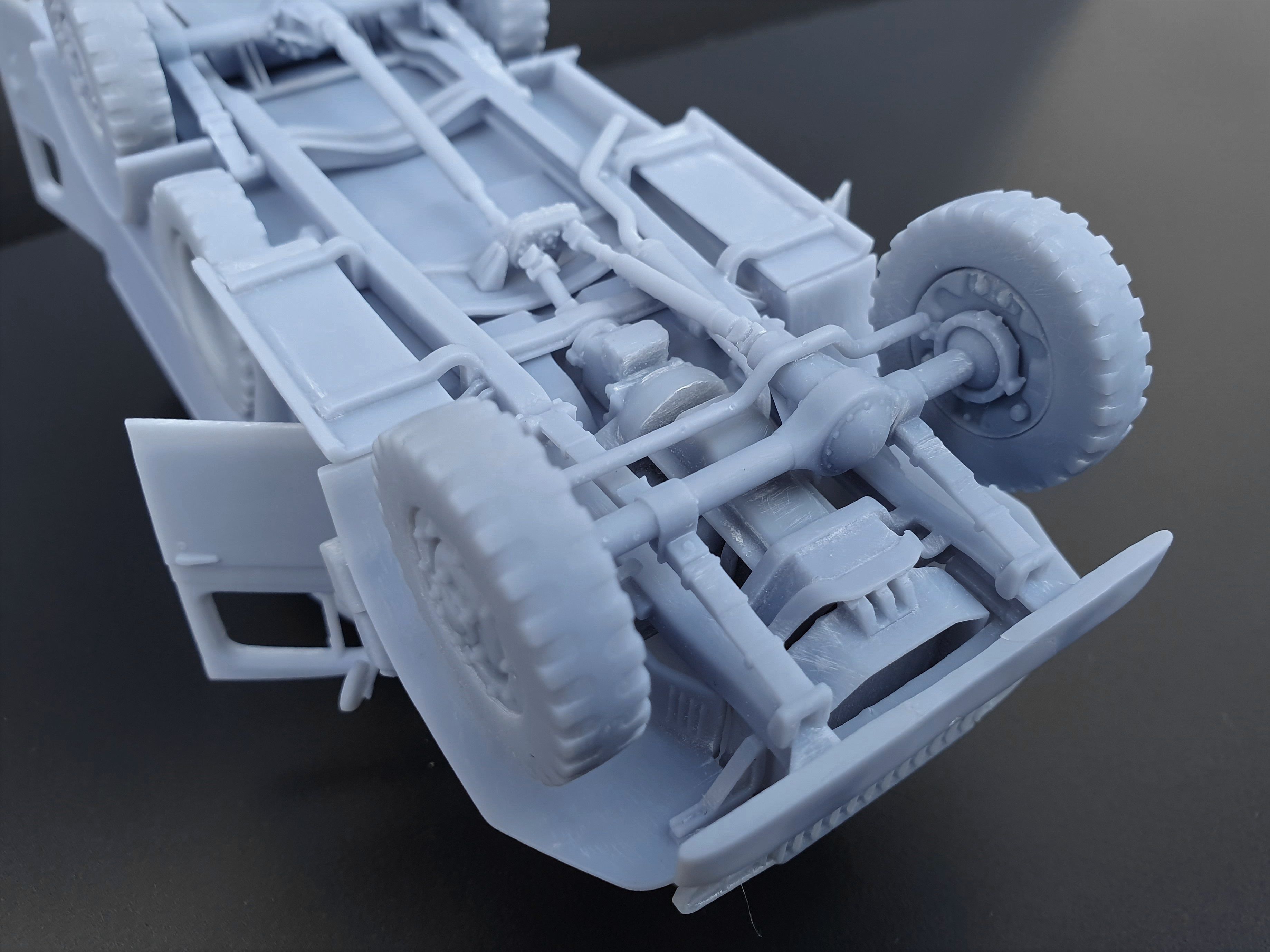 Dodge WC54 - scale model kit 3D print model_21