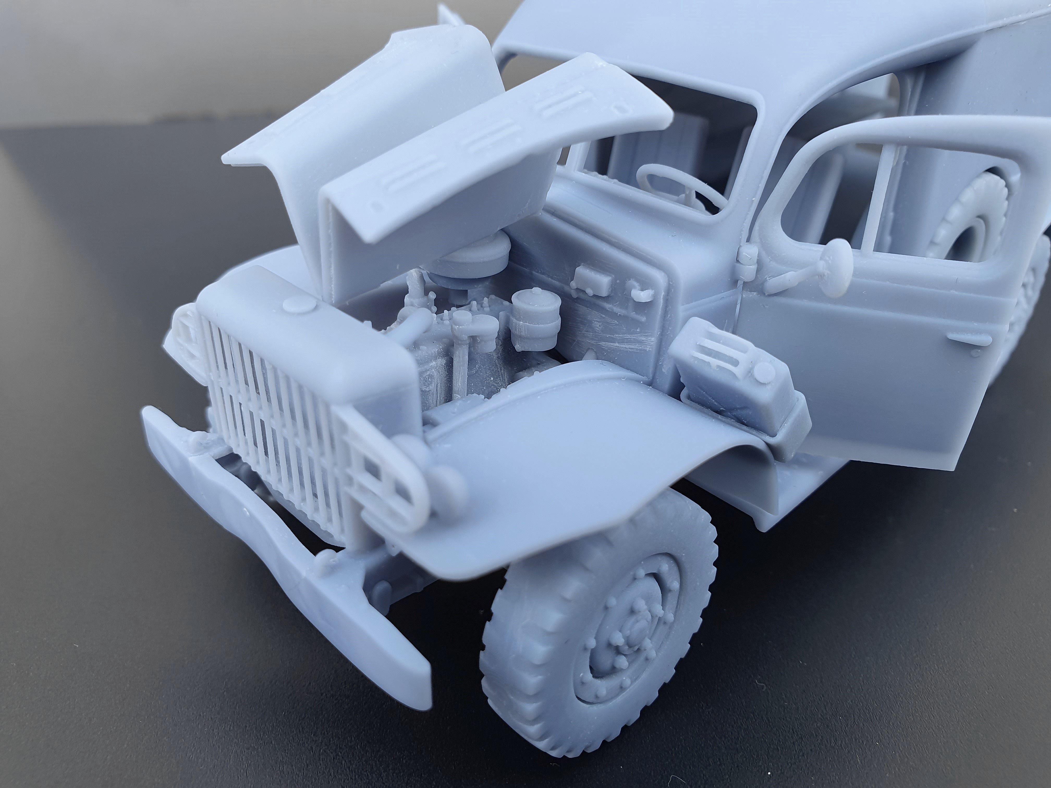 Dodge WC54 - scale model kit 3D print model_15