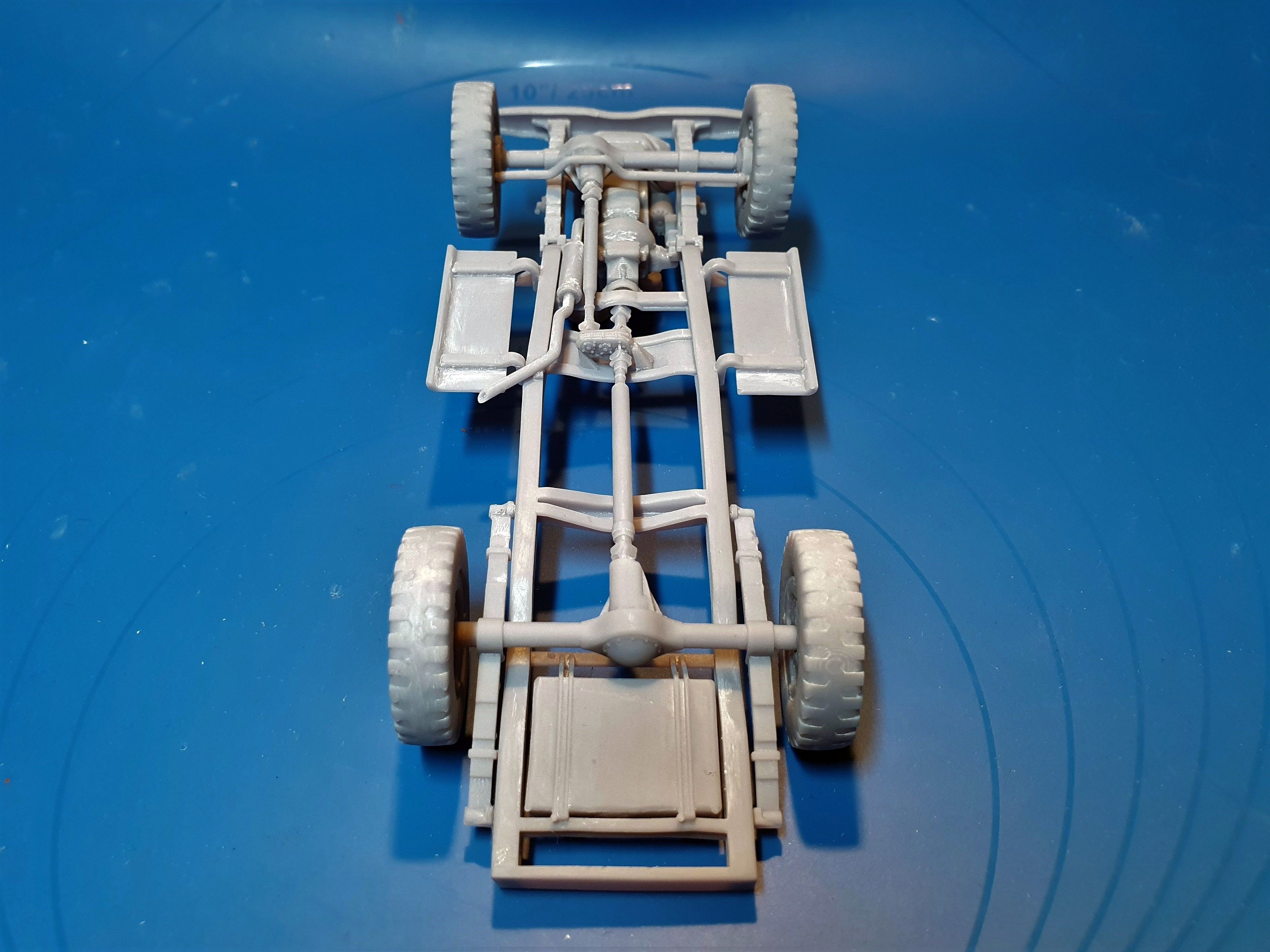 Dodge WC54 - scale model kit 3D print model_30