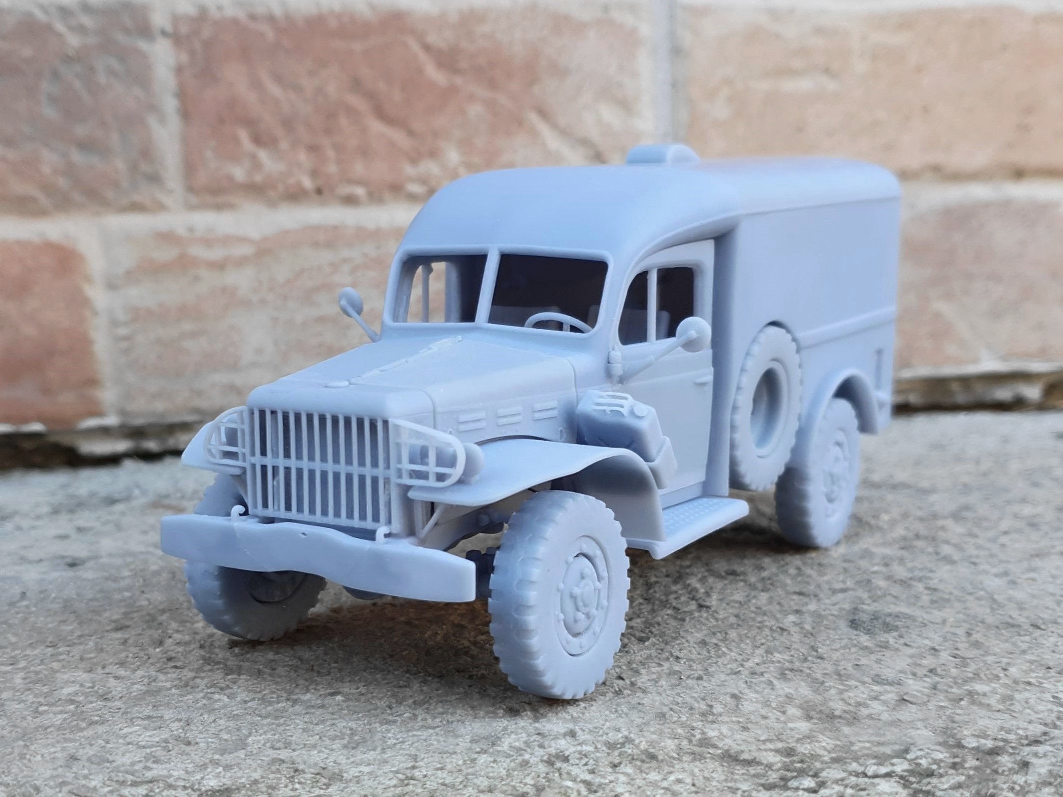 Dodge WC54 - scale model kit 3D print model_2