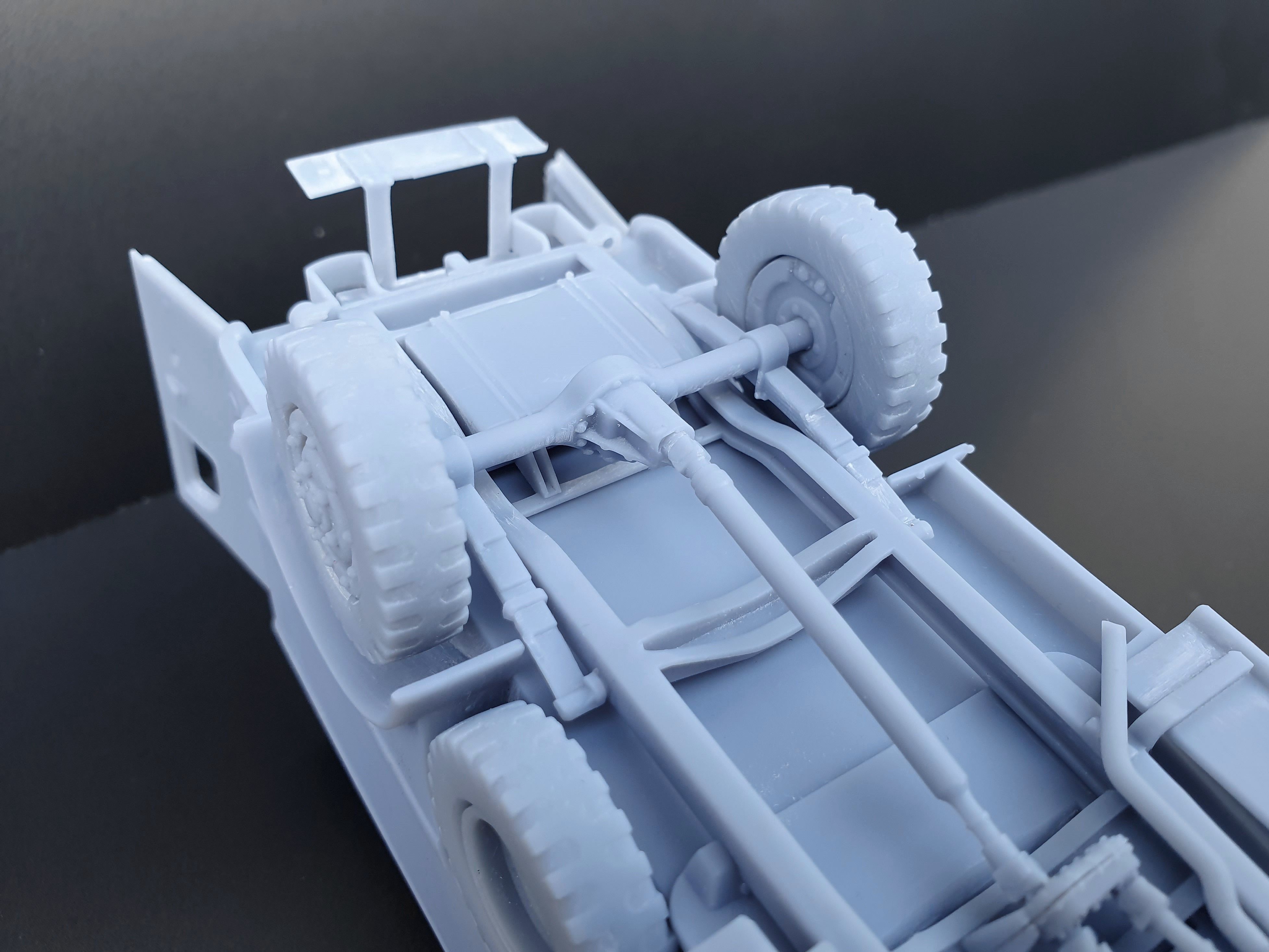 Dodge WC54 - scale model kit 3D print model_22
