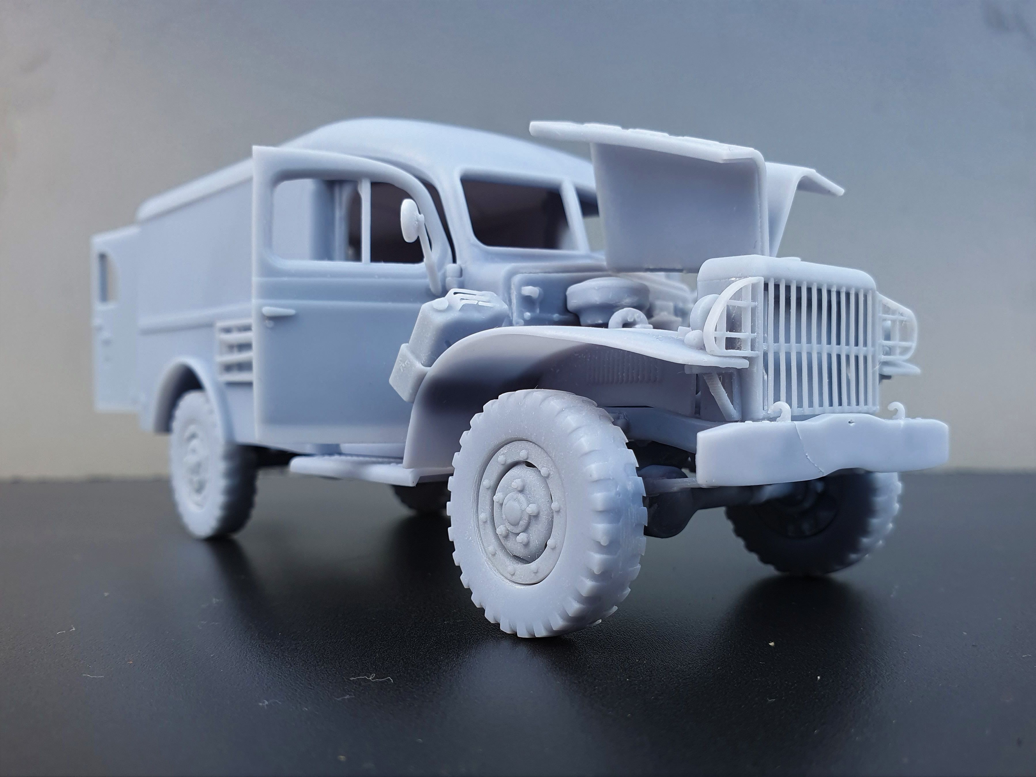 Dodge WC54 - scale model kit 3D print model_9