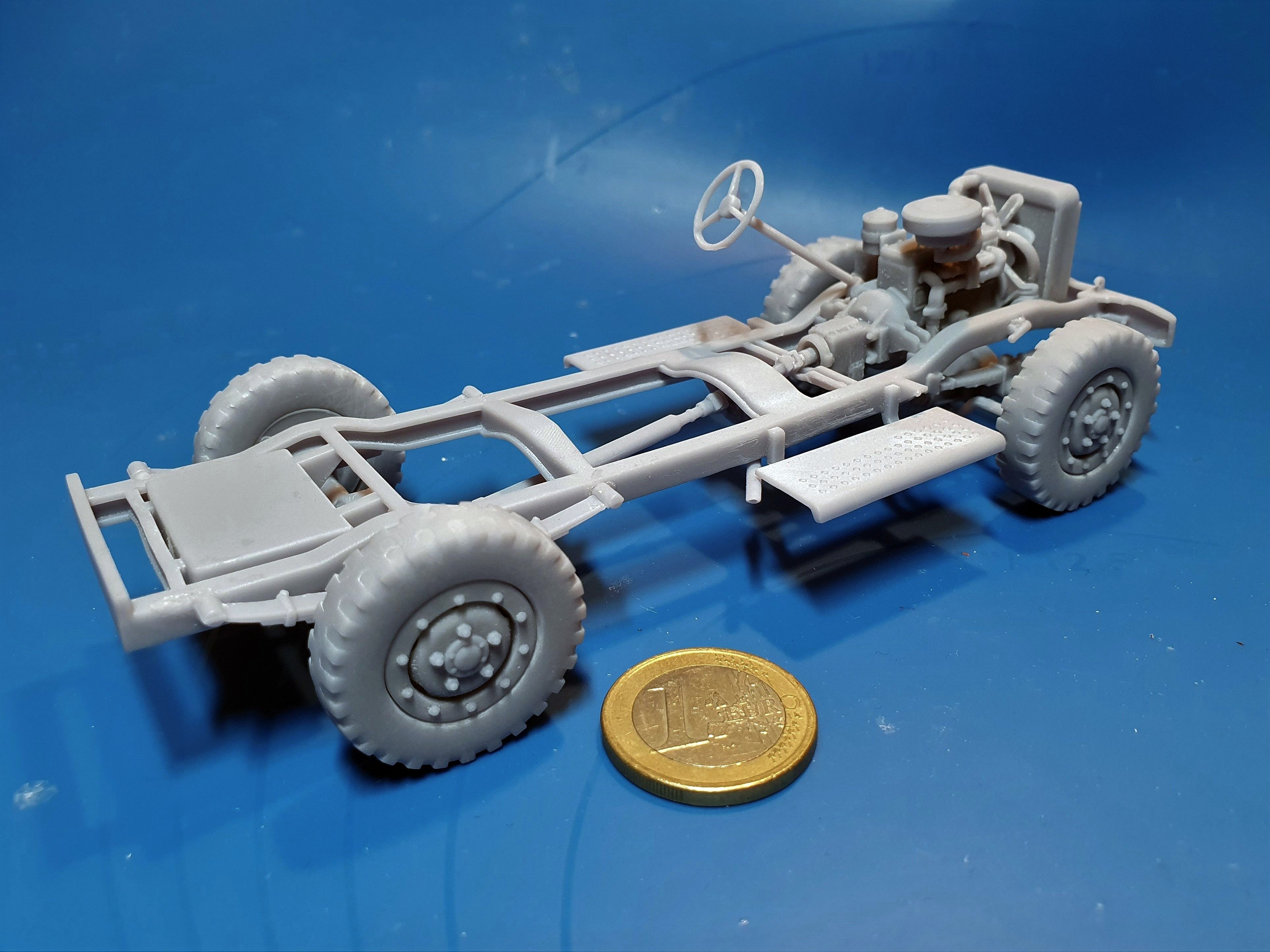 Dodge WC54 - scale model kit 3D print model_29