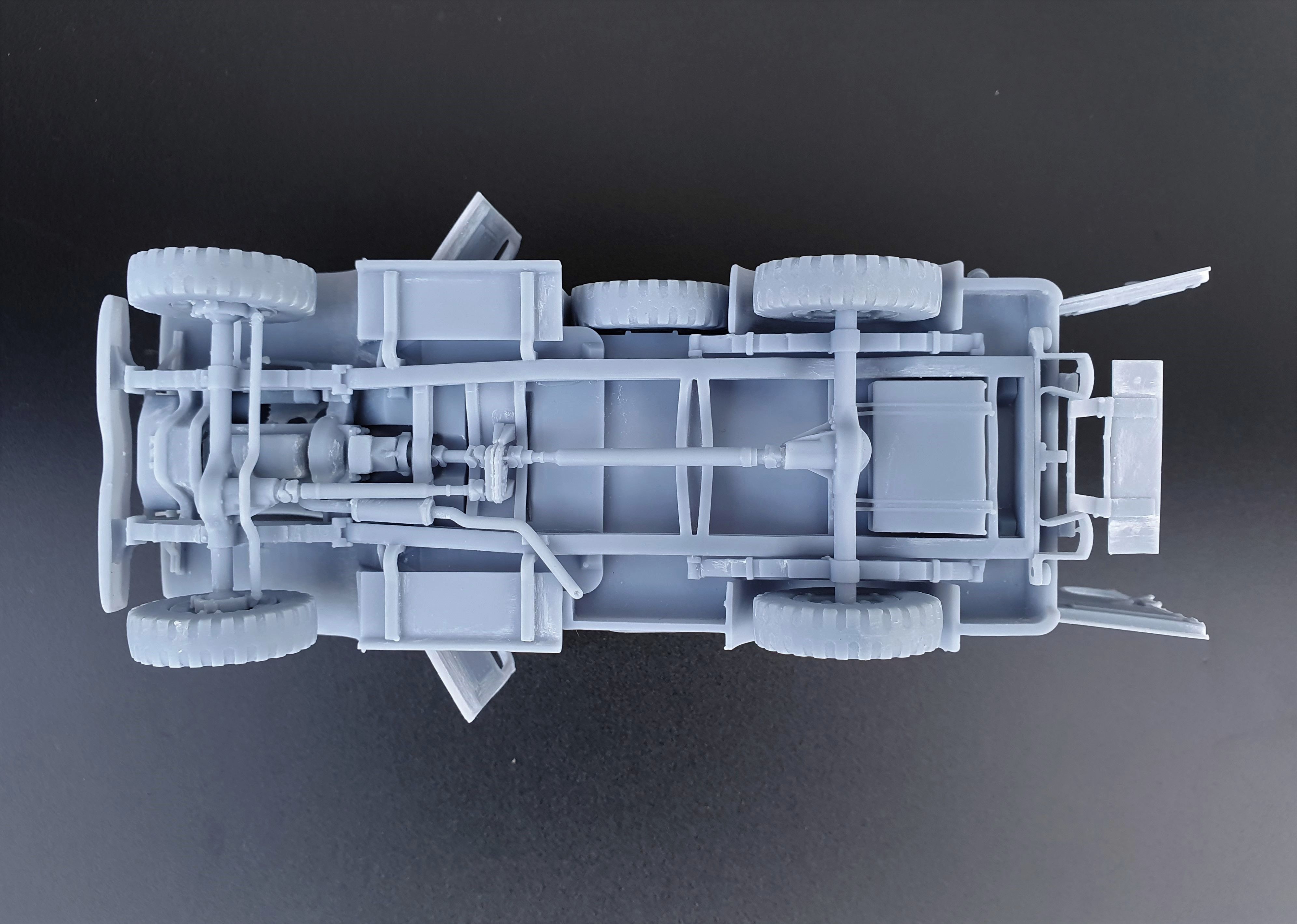 Dodge WC54 - scale model kit 3D print model_24