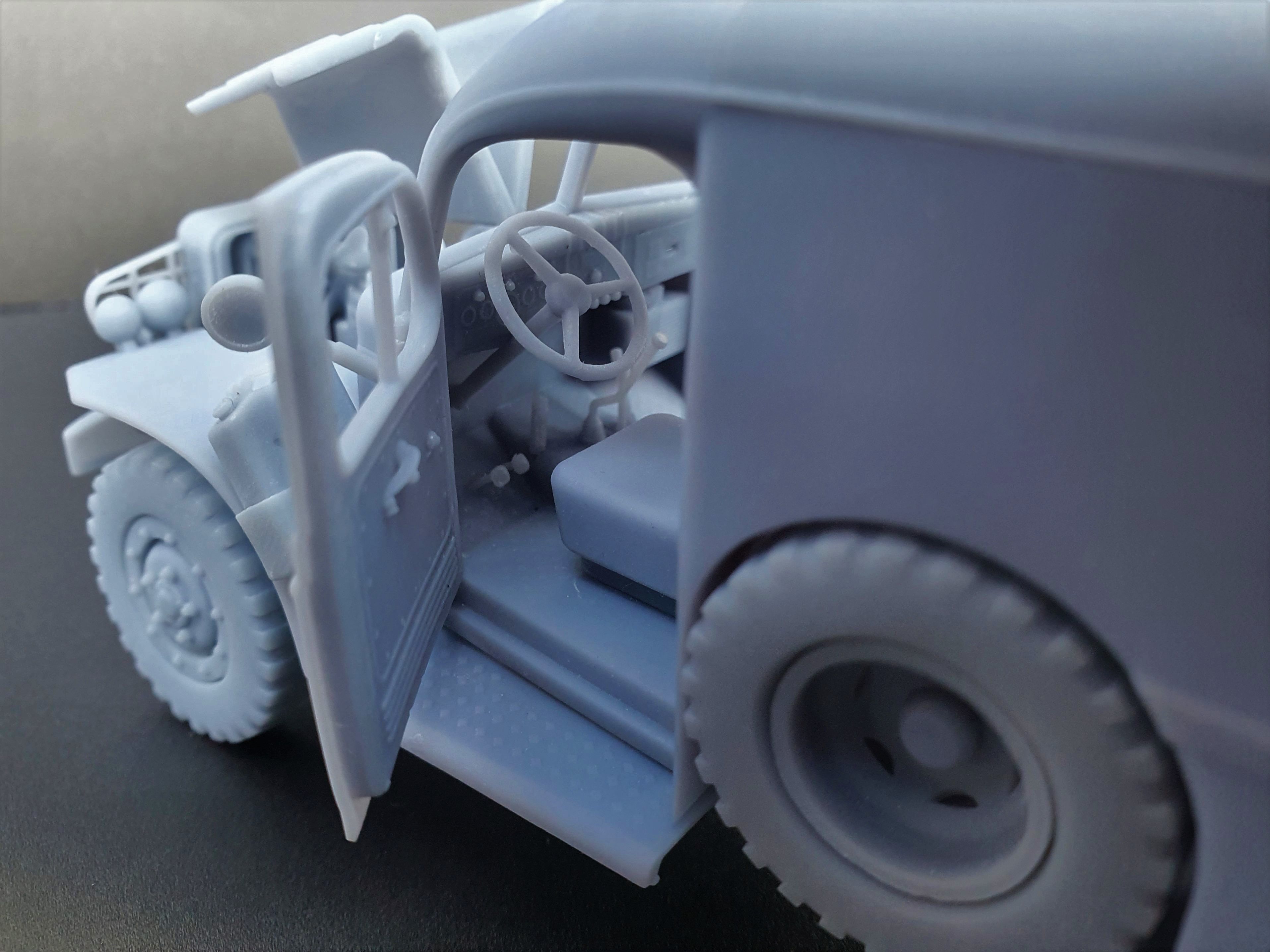 Dodge WC54 - scale model kit 3D print model_18