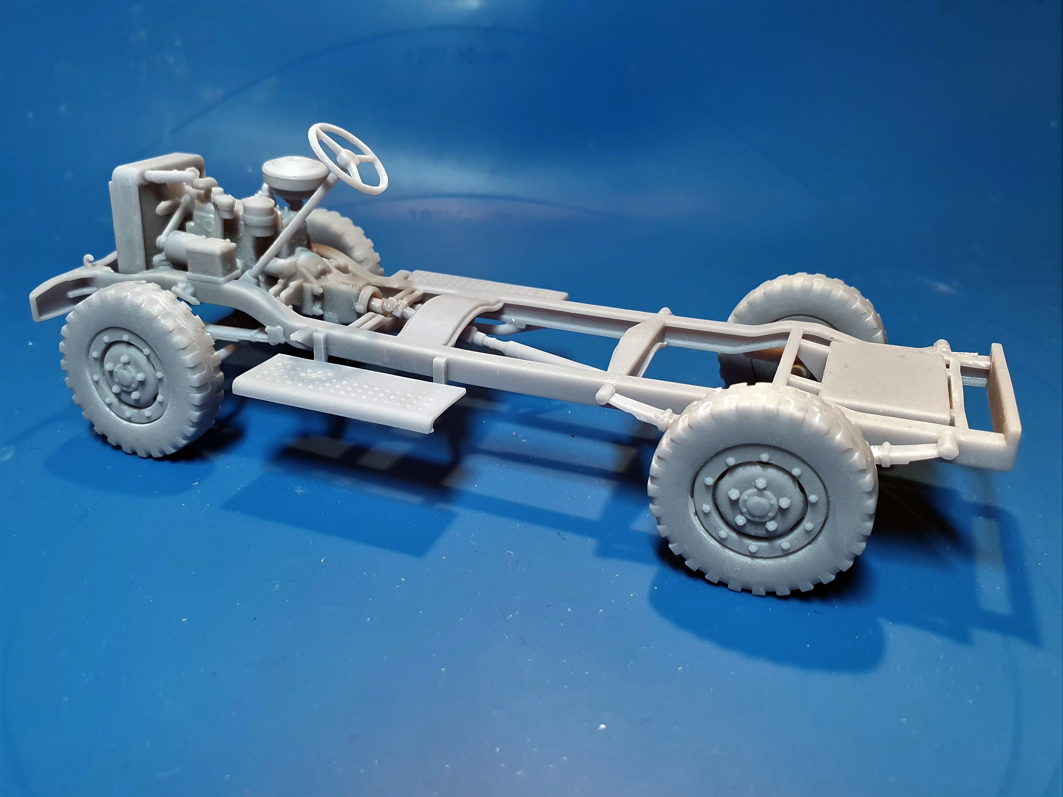 Dodge WC54 - scale model kit 3D print model_28