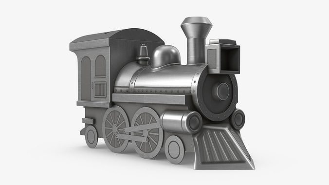 Moneybox Locomotive 3D model