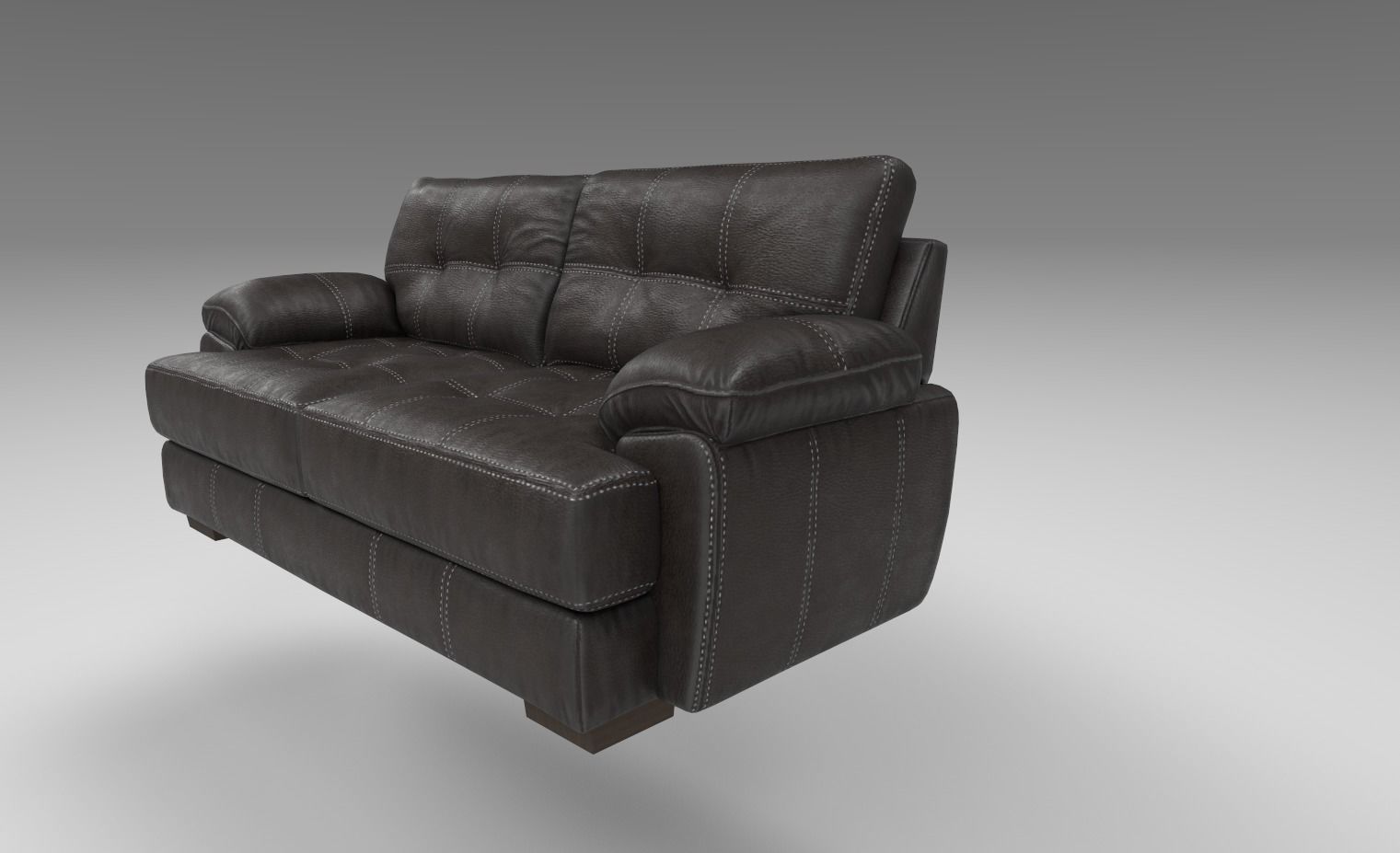 Clandestine Sofa By Red Barrel Studio Low-poly 3D model_4