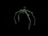 Low poly sci fi patrol quadruped robot Low-poly 3D model_1