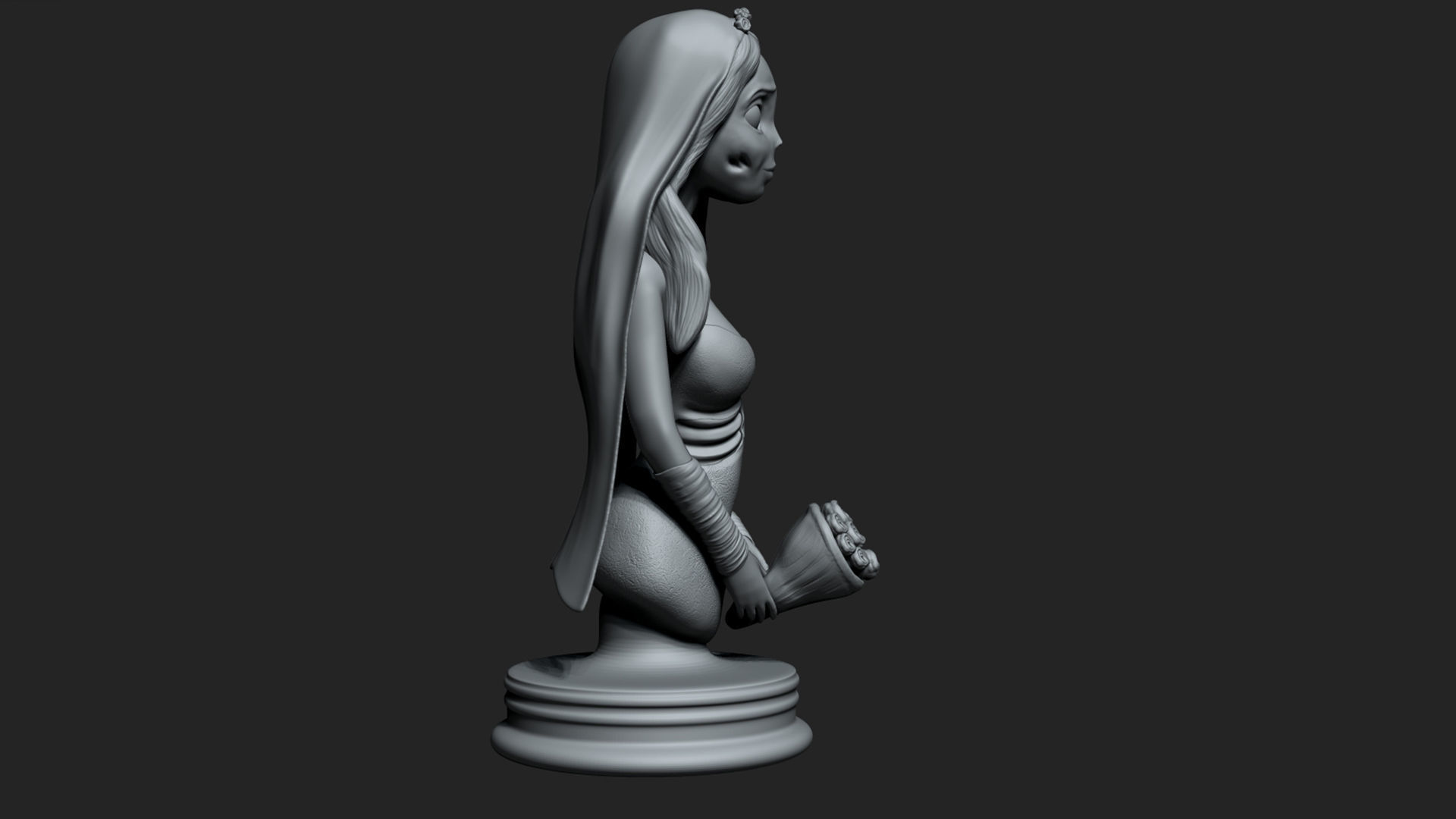 Corpse bride 3D model_2