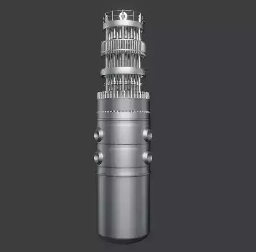 Nuclear reactor vessel 3D model