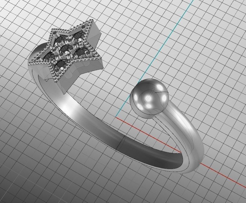 Ring  n 42 3D print model_16