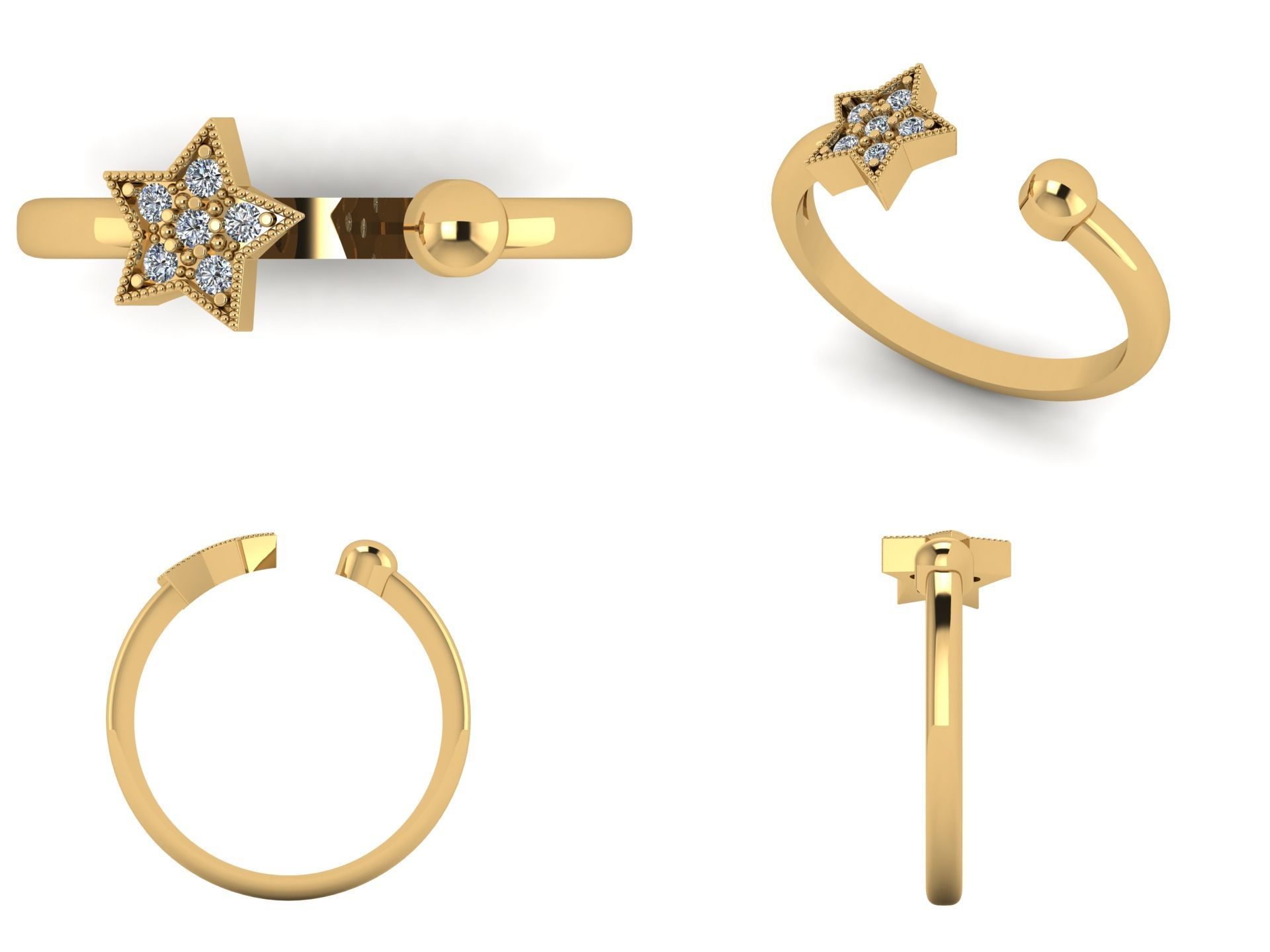 Ring  n 42 3D print model_3