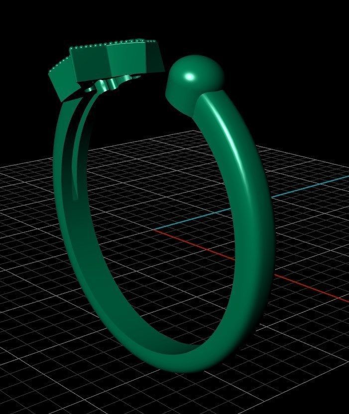Ring  n 42 3D print model_12