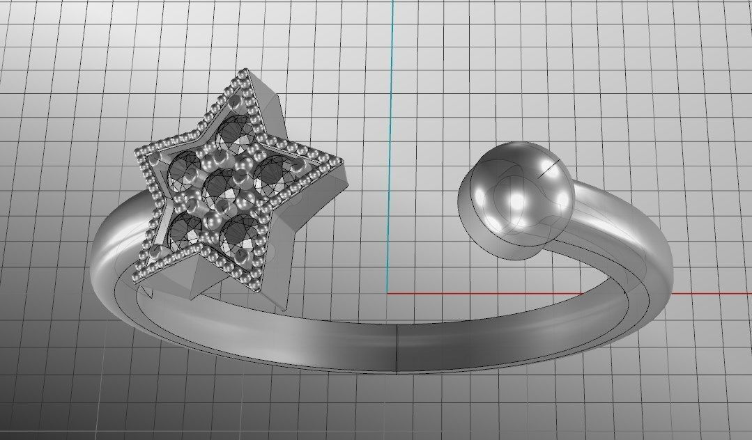 Ring  n 42 3D print model_14