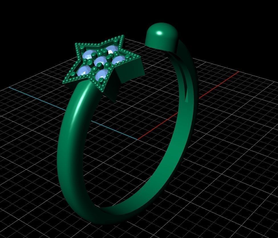 Ring  n 42 3D print model_10