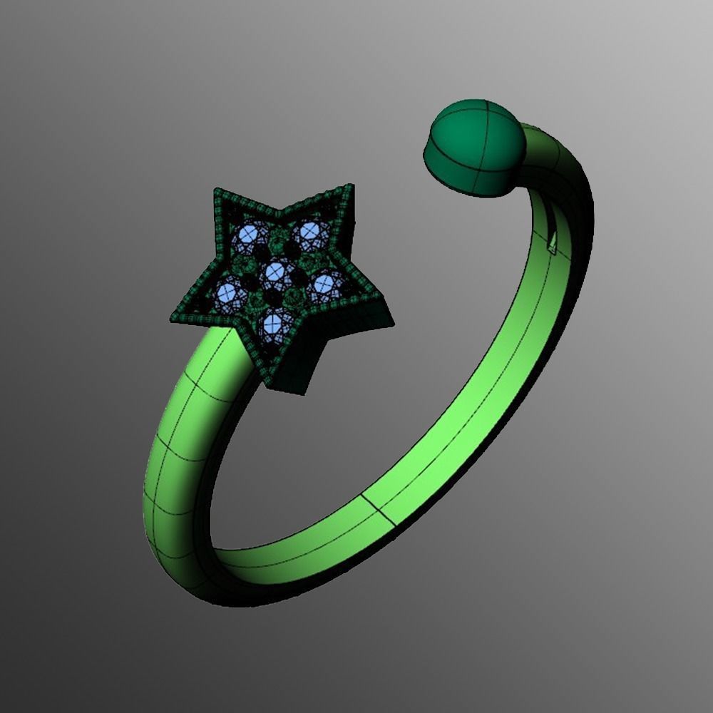 Ring  n 42 3D print model_2
