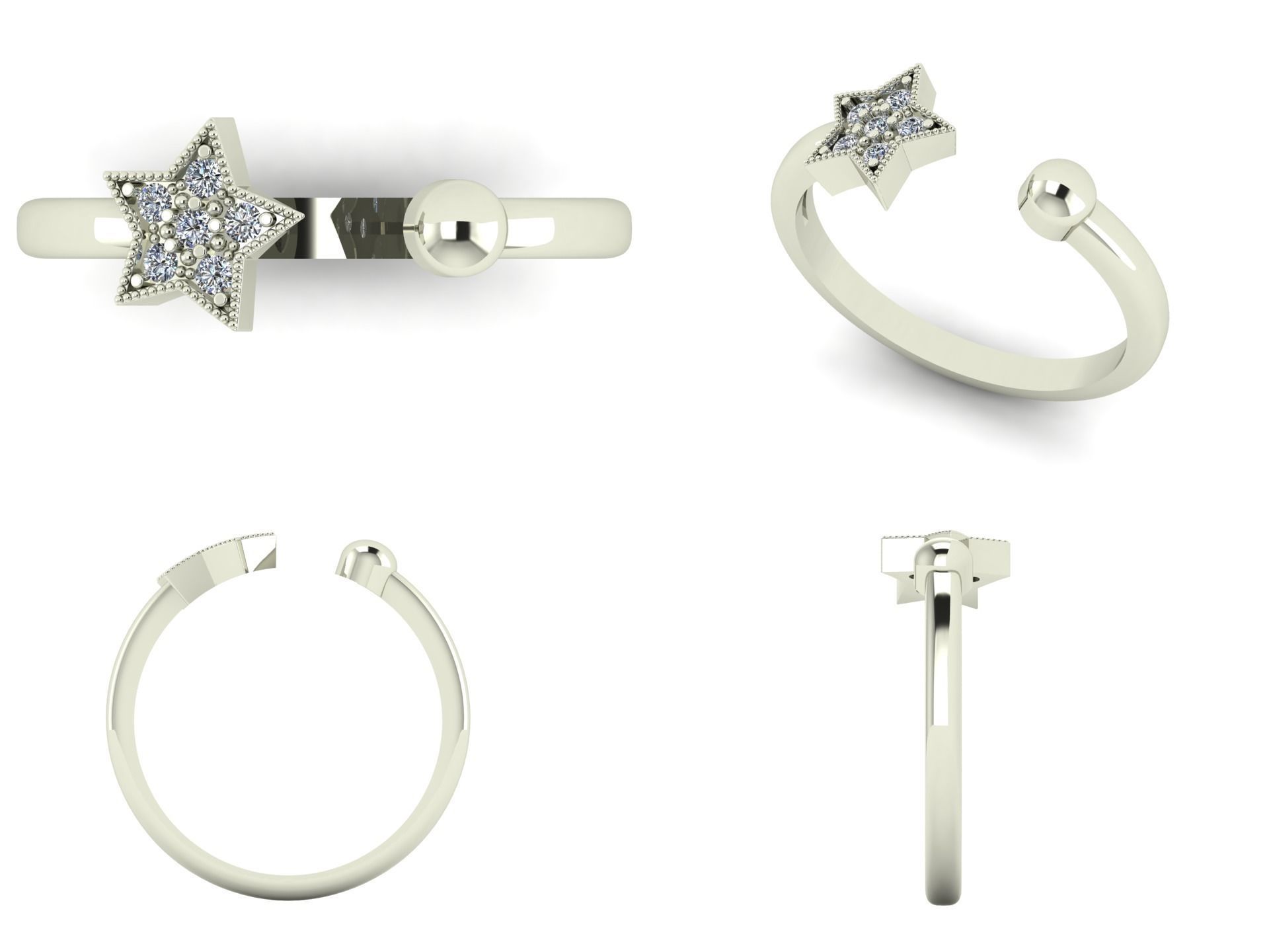 Ring  n 42 3D print model_4