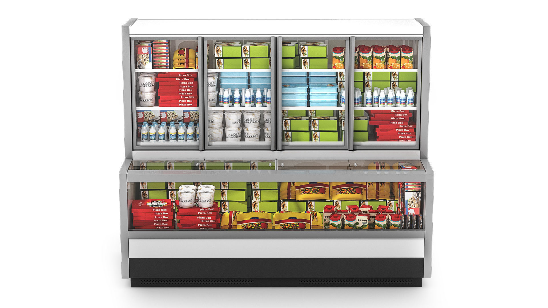 Supermarket Showcase JASON 250 3D model_3