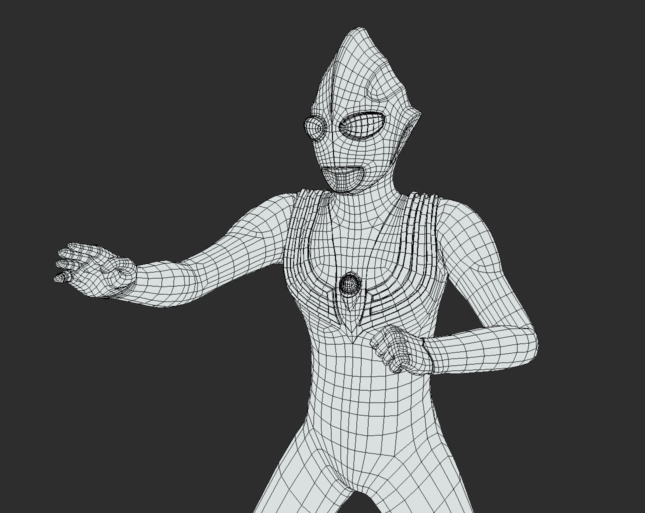 Ultraman Tiga 3d Model Low-poly 3D model_6