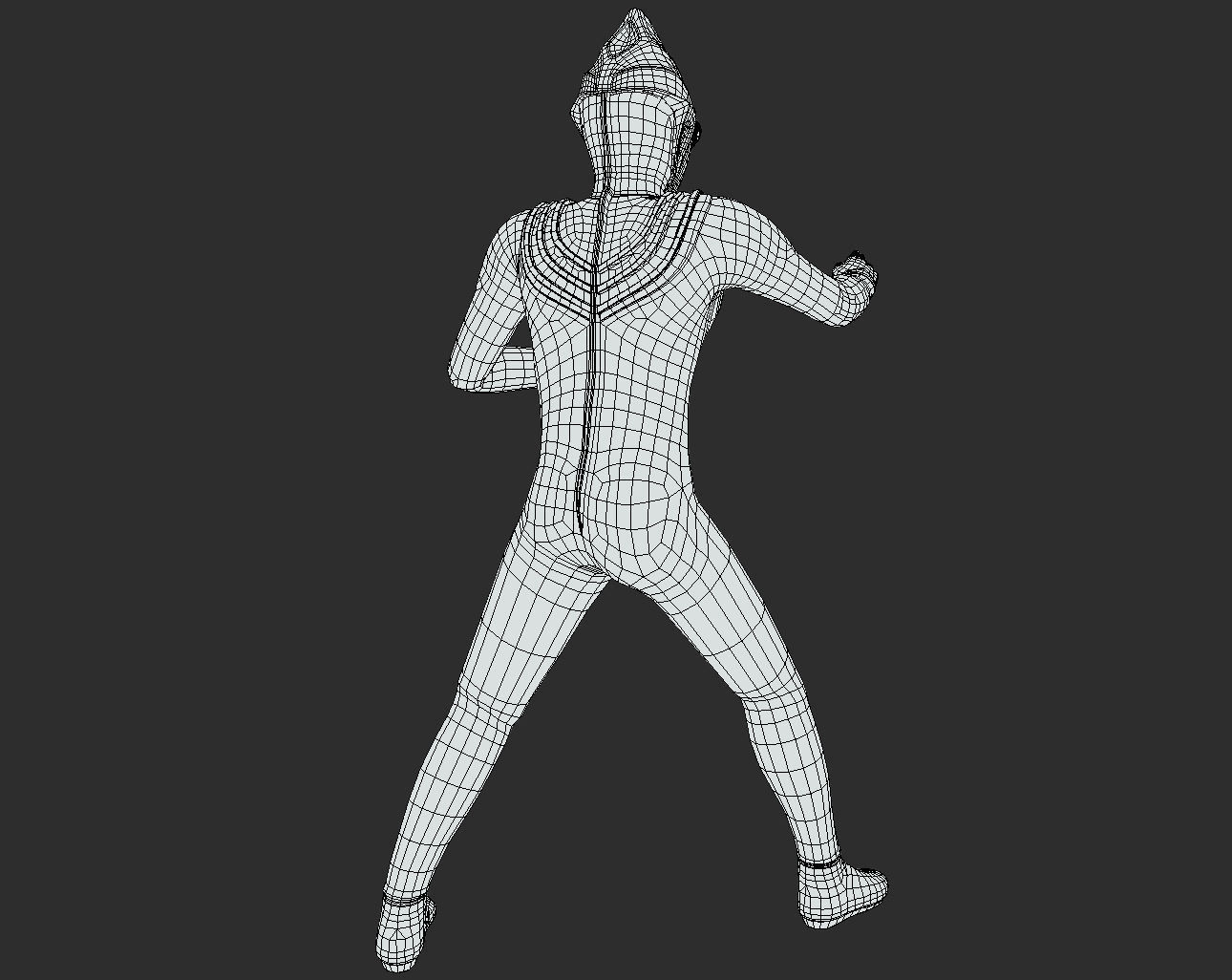 Ultraman Tiga 3d Model Low-poly 3D model_7