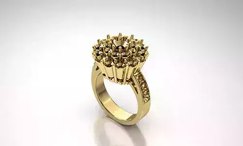 ring c gold with diamonds