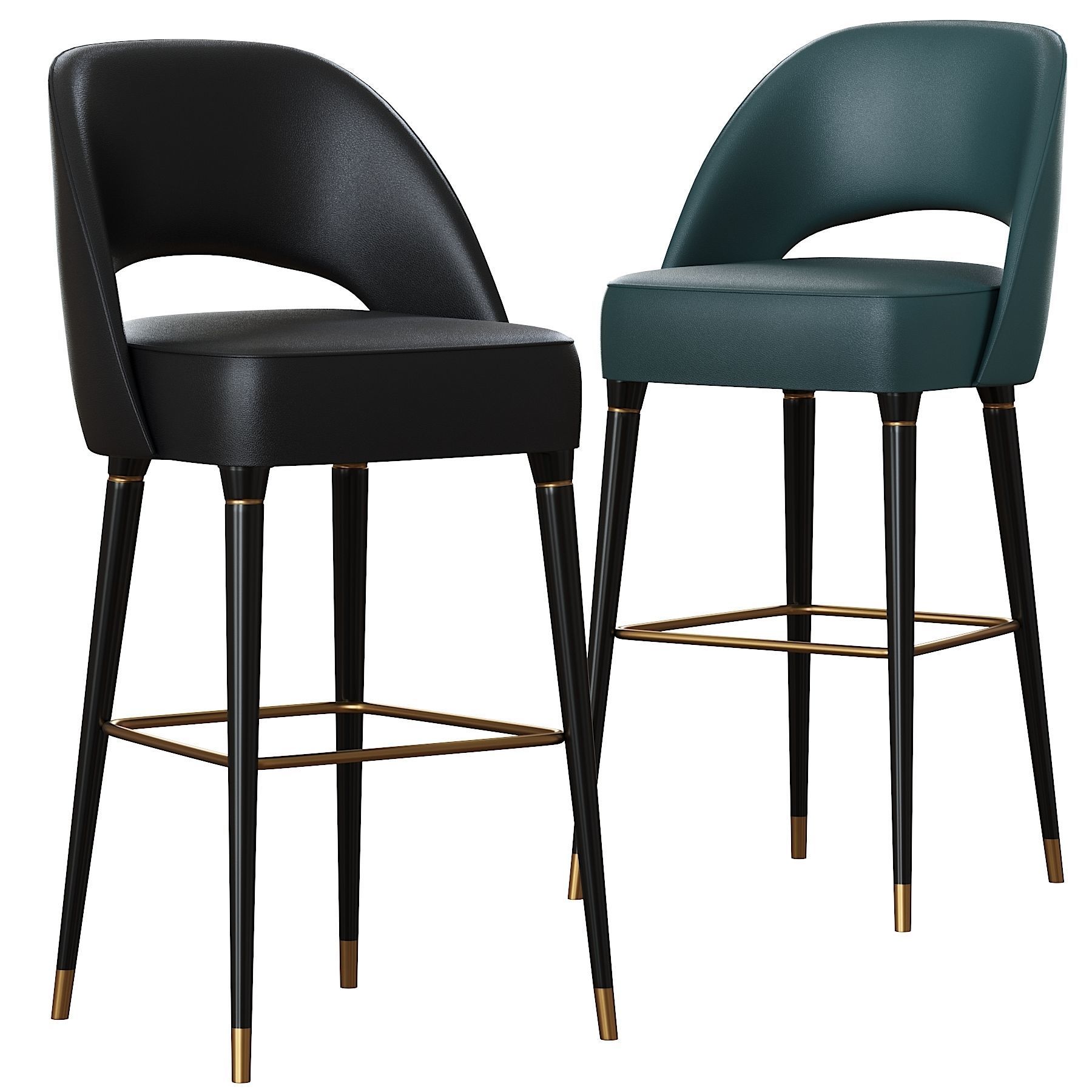 Essential Home Collins Bar Chair 3D model_2