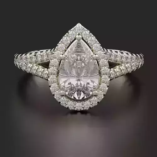 Pear Engagement Ring