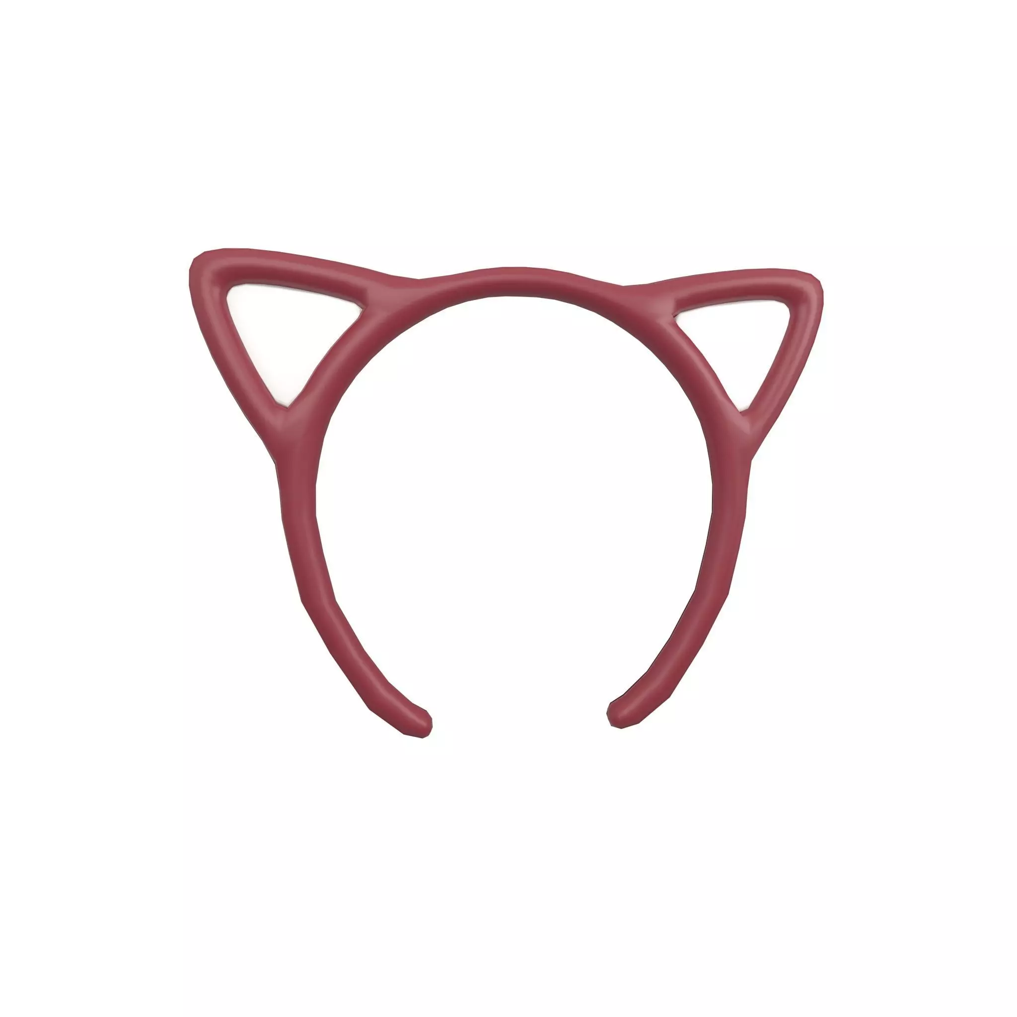 Cat Ear Headband v3 009 Low-poly 3D model_0