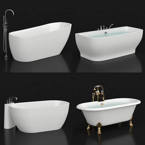 Bath set BelBagno 3D model