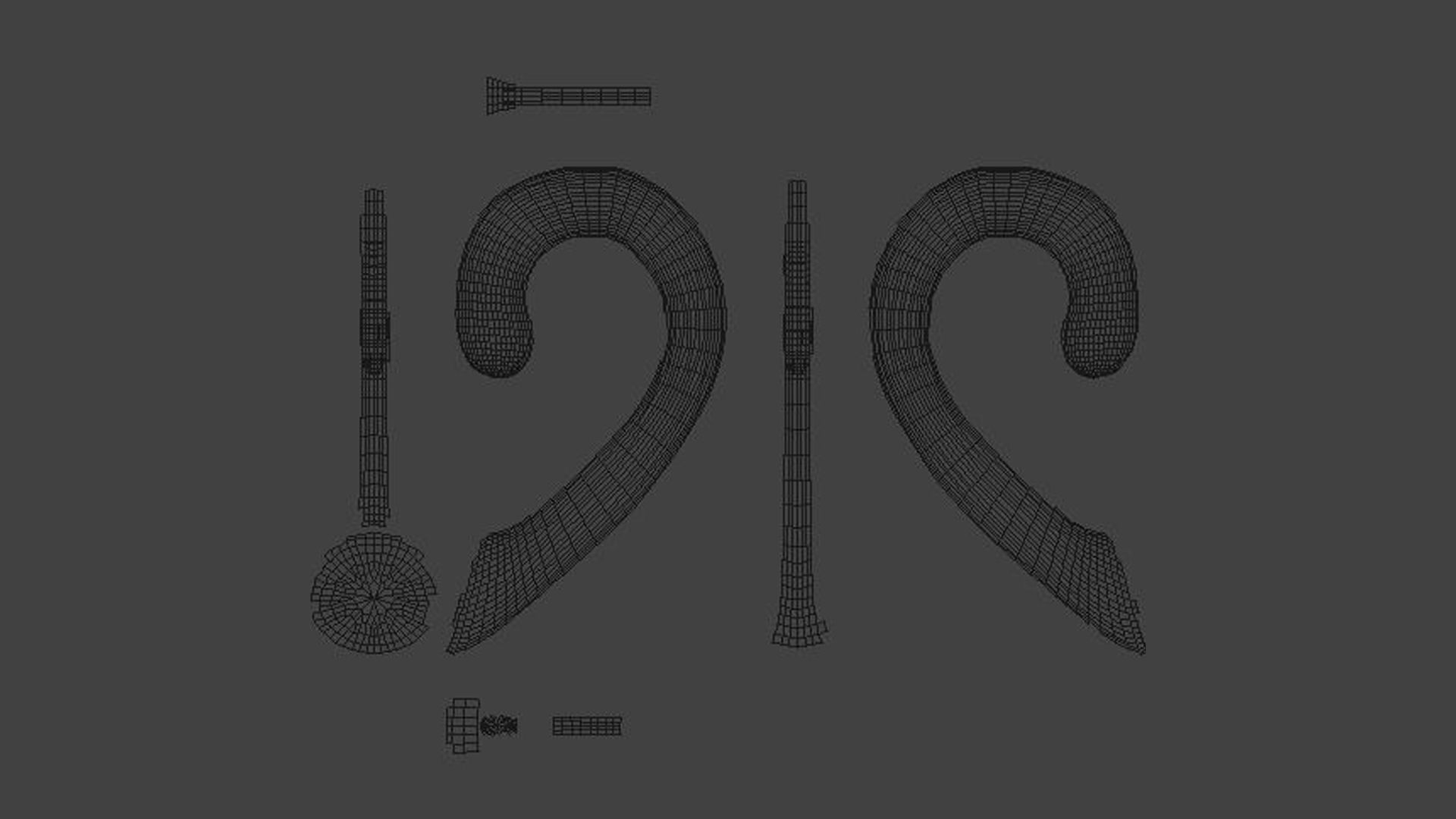 teacup coffee cup and saucer 3D model_7