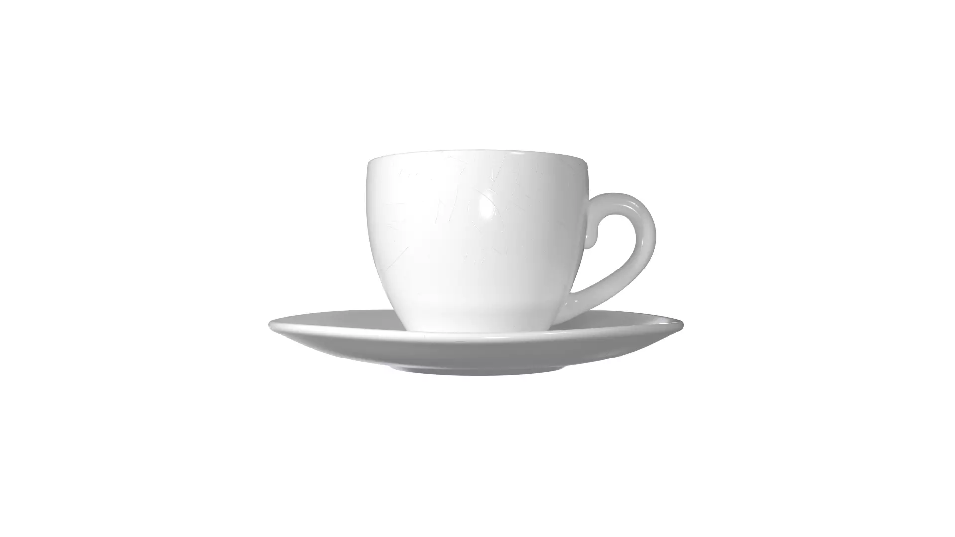 teacup coffee cup and saucer 3D model_0