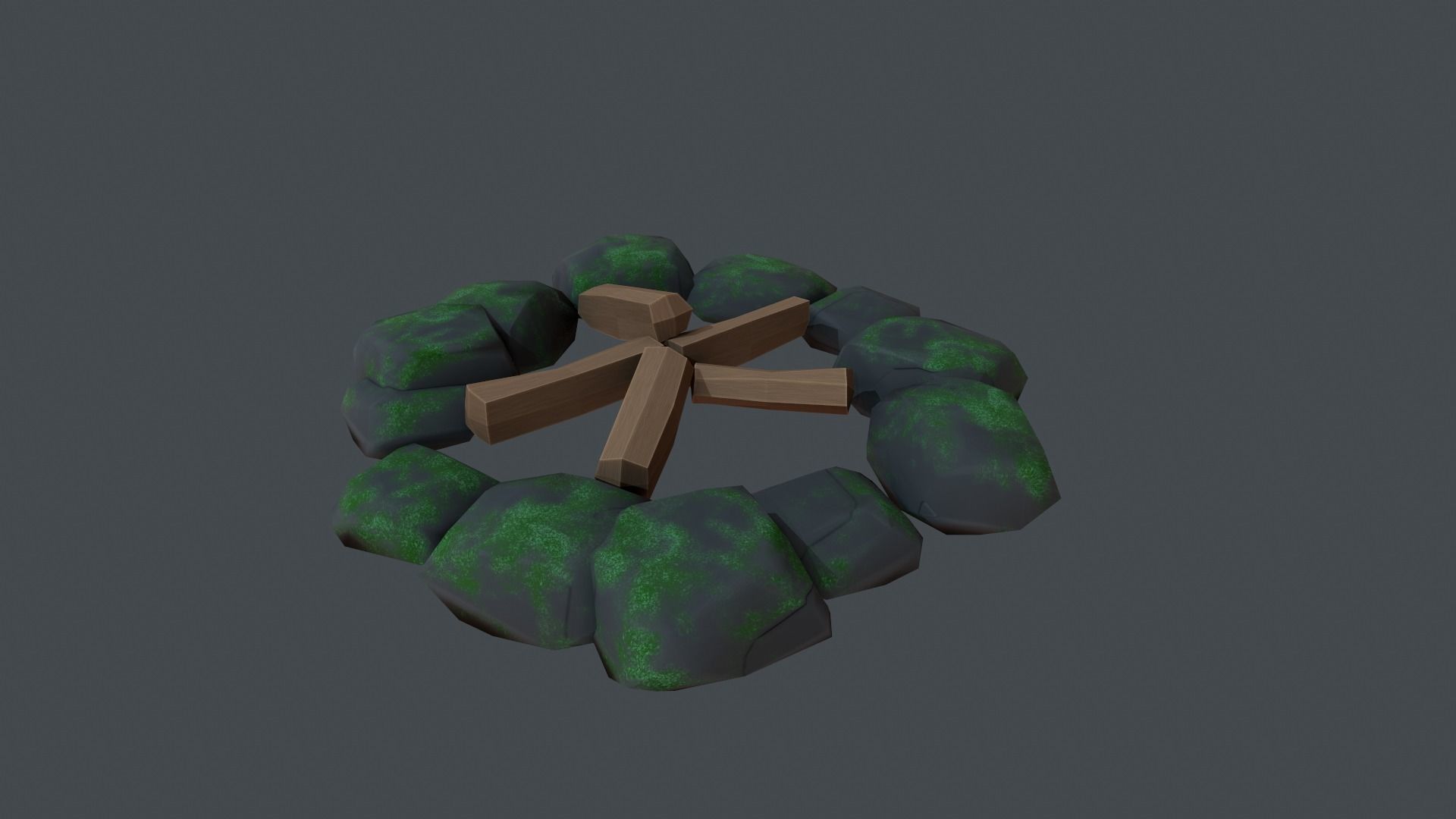 War Scene Assets Low-poly 3D model_6