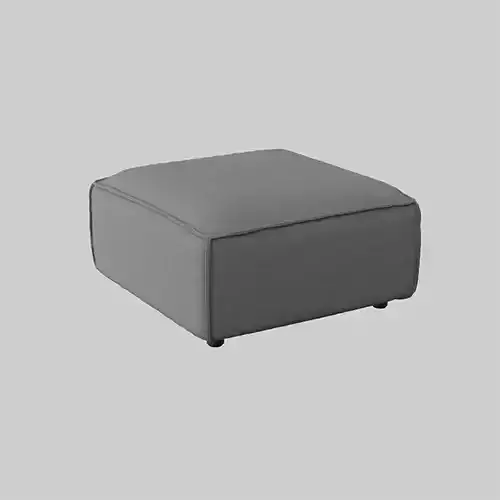 Tyson Modular Ottoman grey upholstery