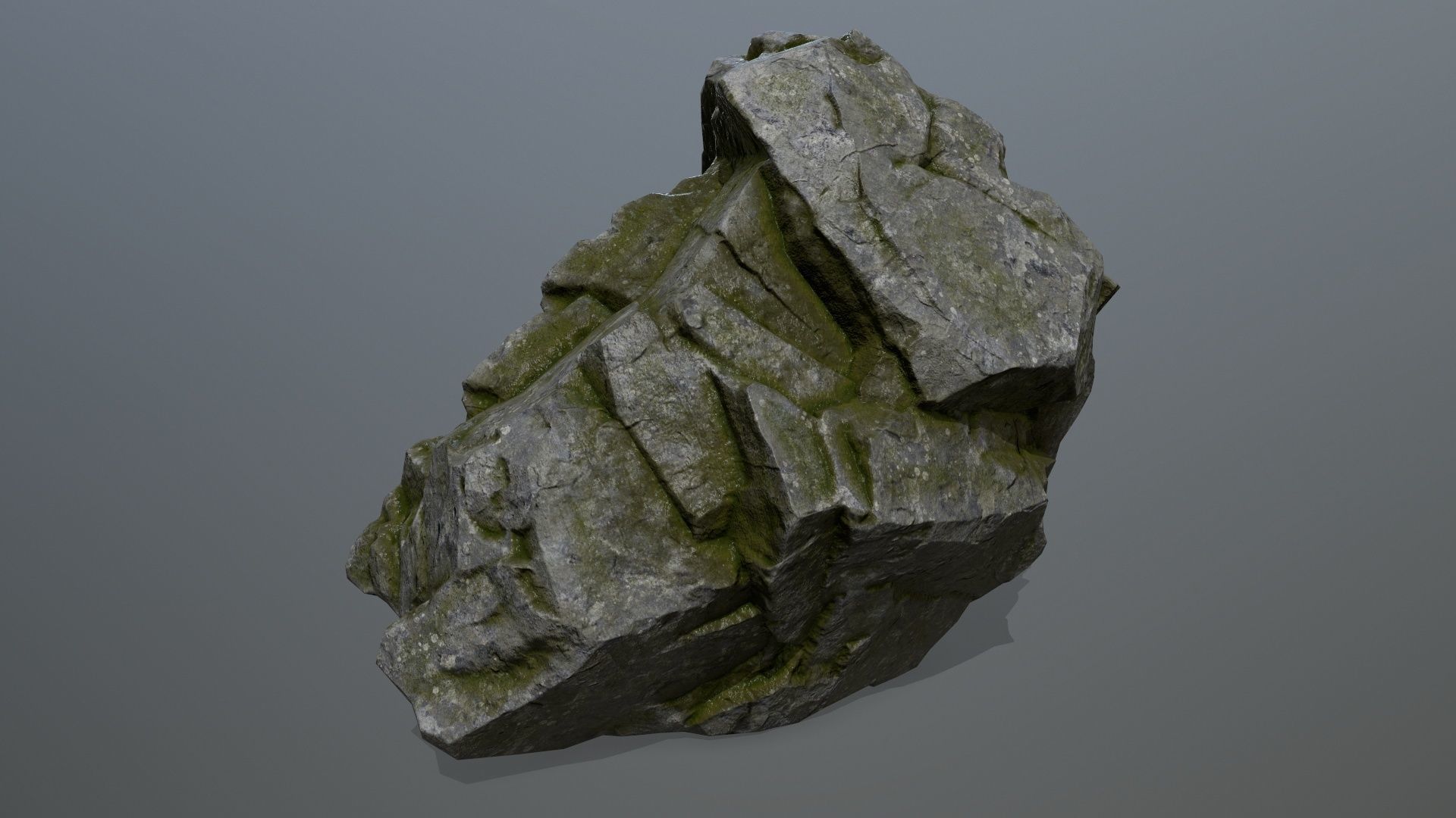 rocks rock Low-poly 3D model_3