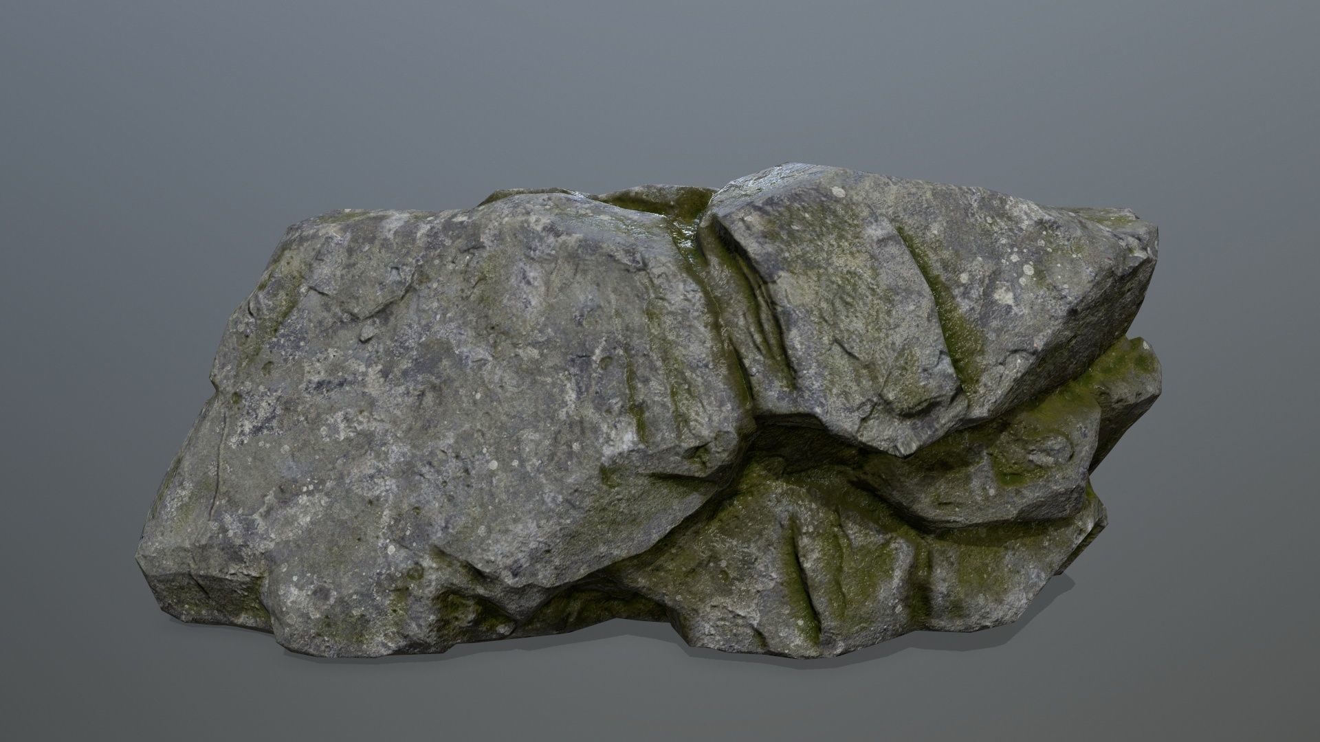 rocks rock Low-poly 3D model_5