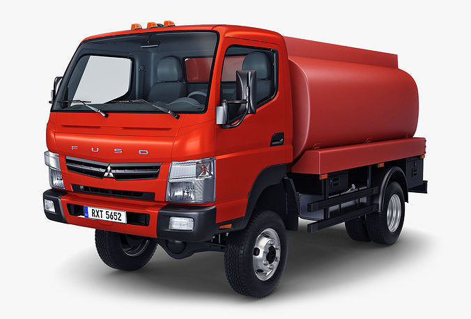 Mitsubishi Fuso Canter 4x4 Tanker 3D model