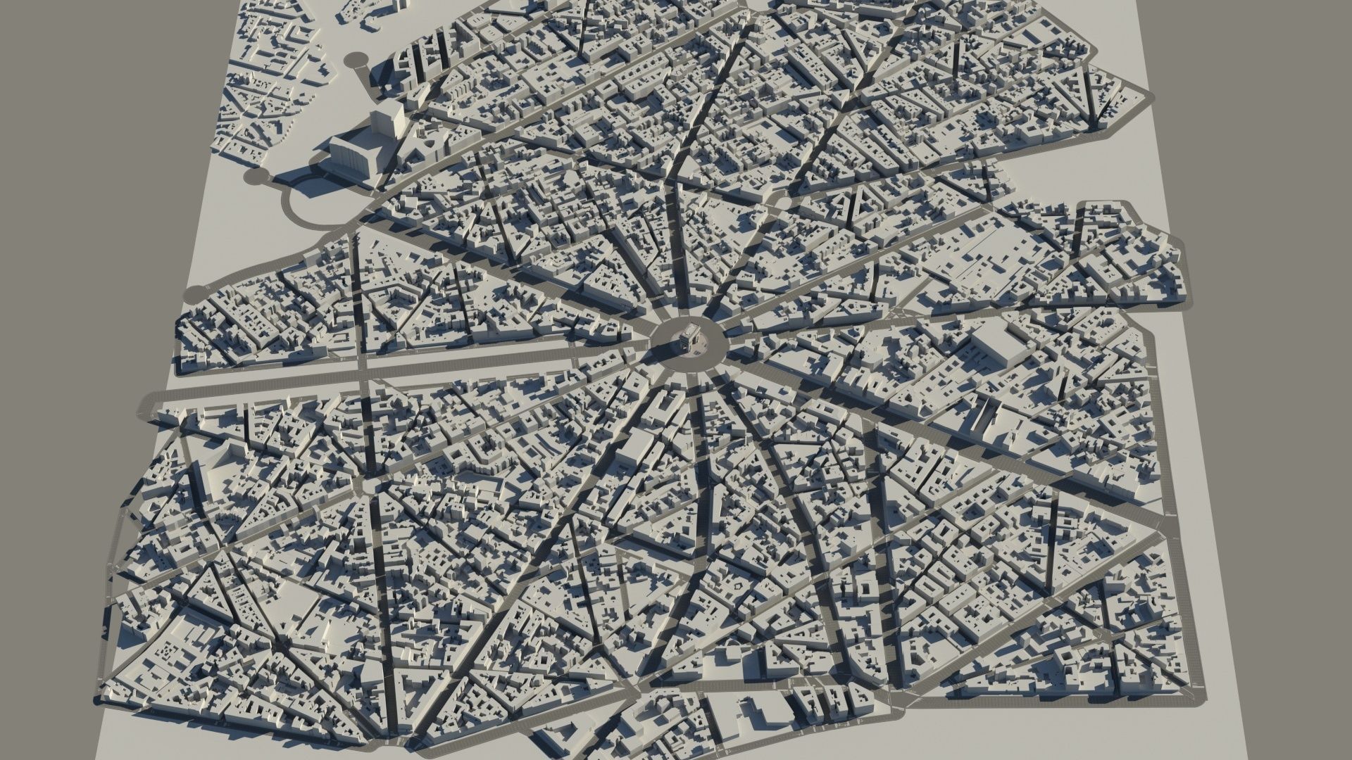 Arc De Triomphe Paris 3D model_11