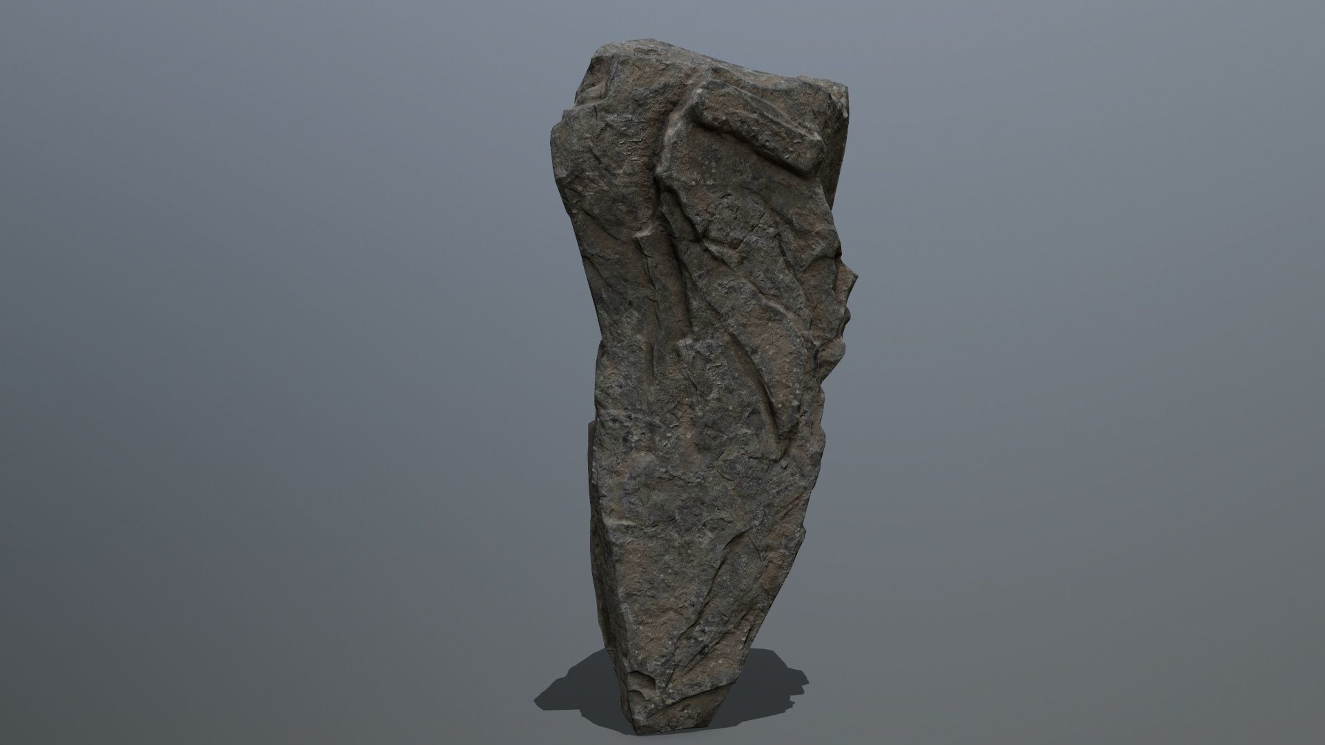 rocks rock Low-poly 3D model_15