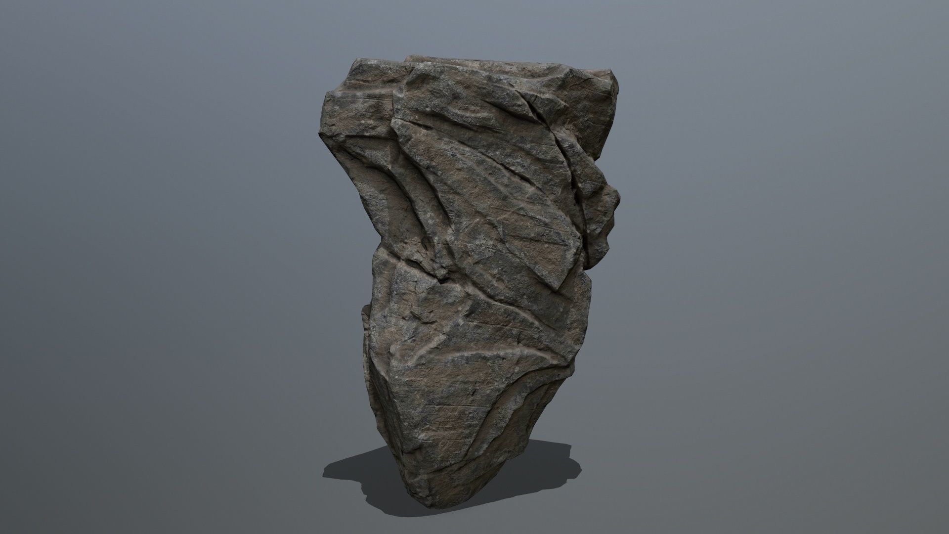 rocks rock Low-poly 3D model_14