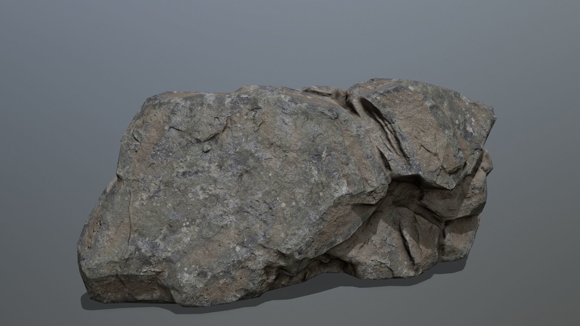 rocks rock Low-poly 3D model_9