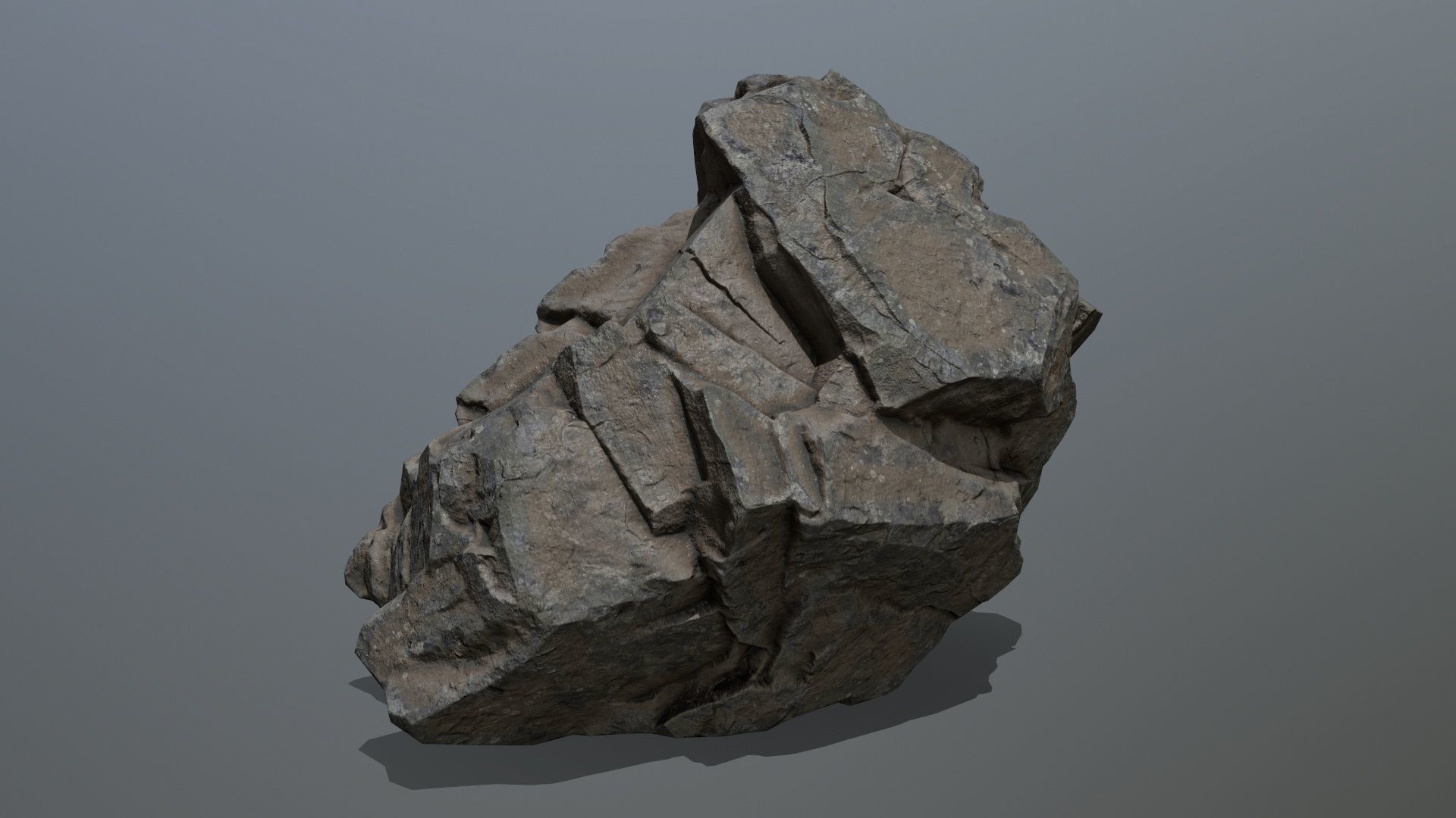 rocks rock Low-poly 3D model_11