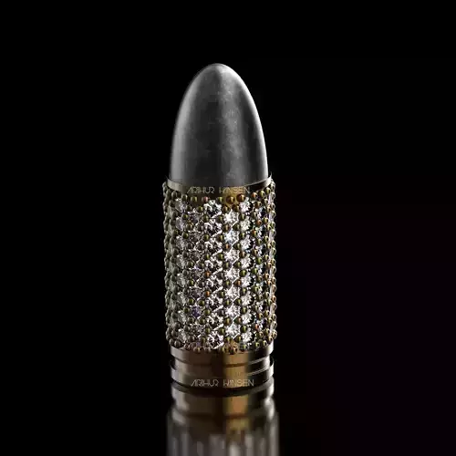 3D model Diamonds Cartridge Pendant 3D print model