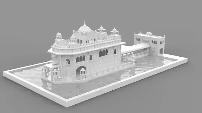 Golden Temple India  3D model