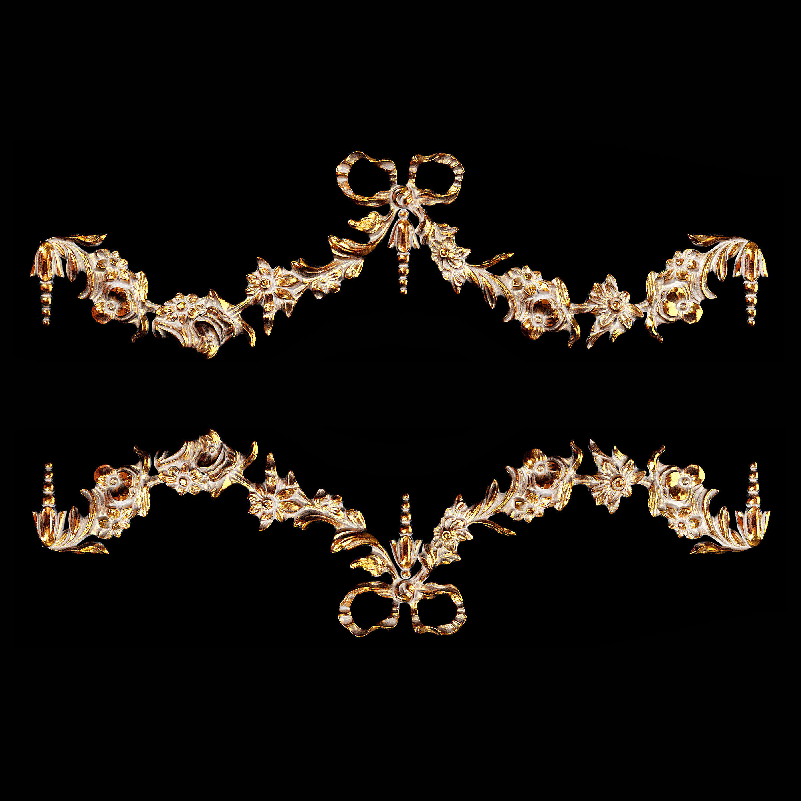 Classic carved 014 3D model_3