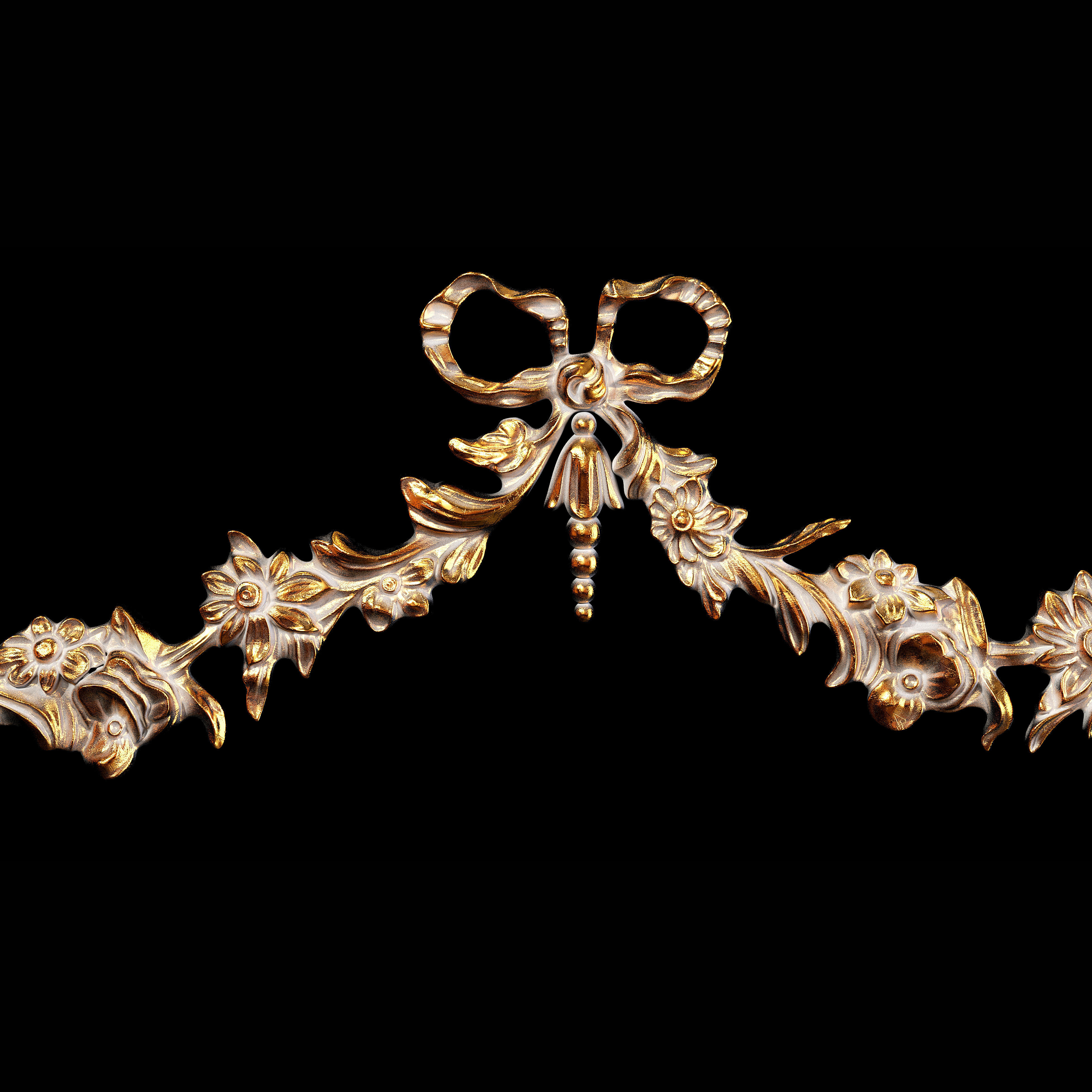 Classic carved 014 3D model_1