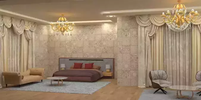 Bedroom Architecture Visualization