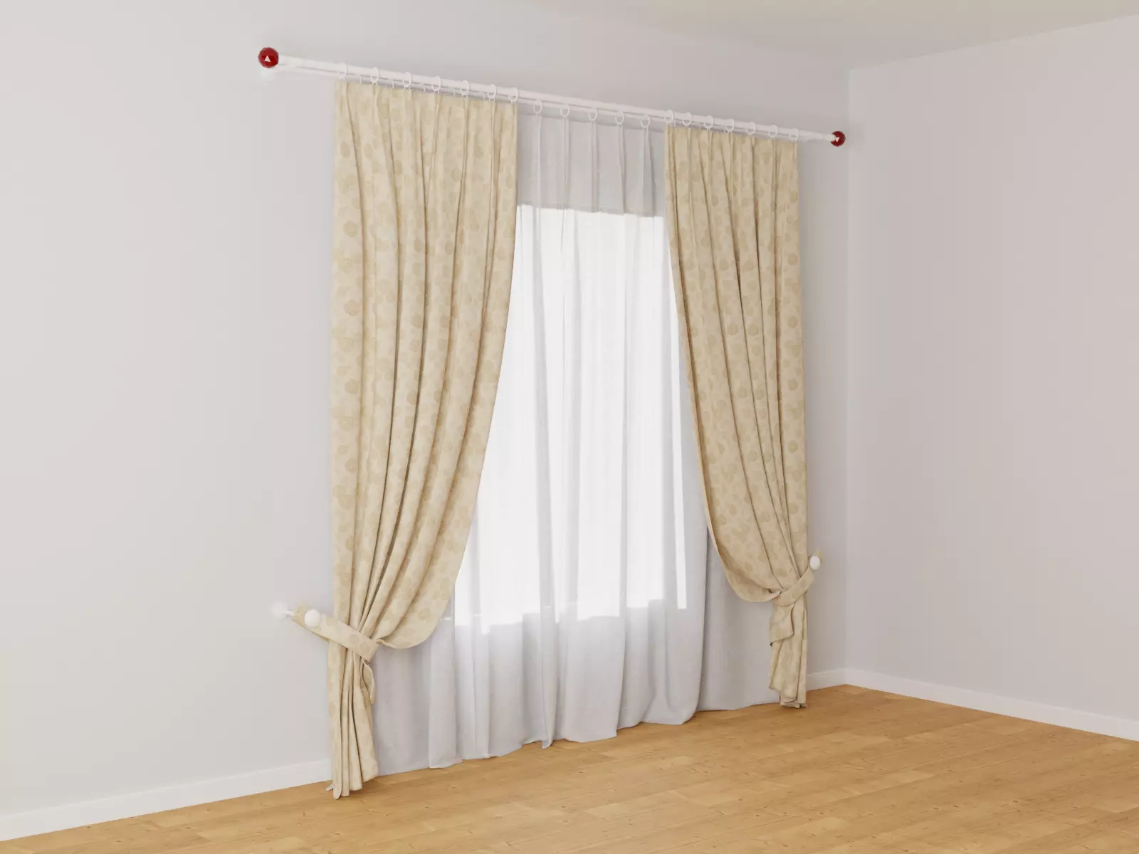 Curtains 01 collection 4 3D model_0